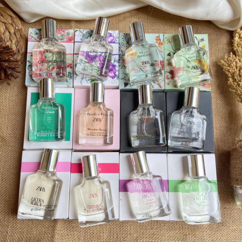 [WITH BOX‼️] PARFUM ZARA 30ml • ZARA TRAVEL SIZE 30ml • ZARA WITH BOX •  Parfum Cewek Parfum Cowok