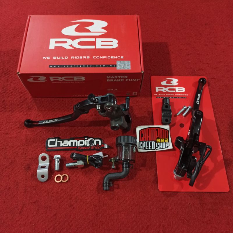 Jual Paket Master Rem Handle Rem Tromol RCB Racing Boy S1 17mm Long ...