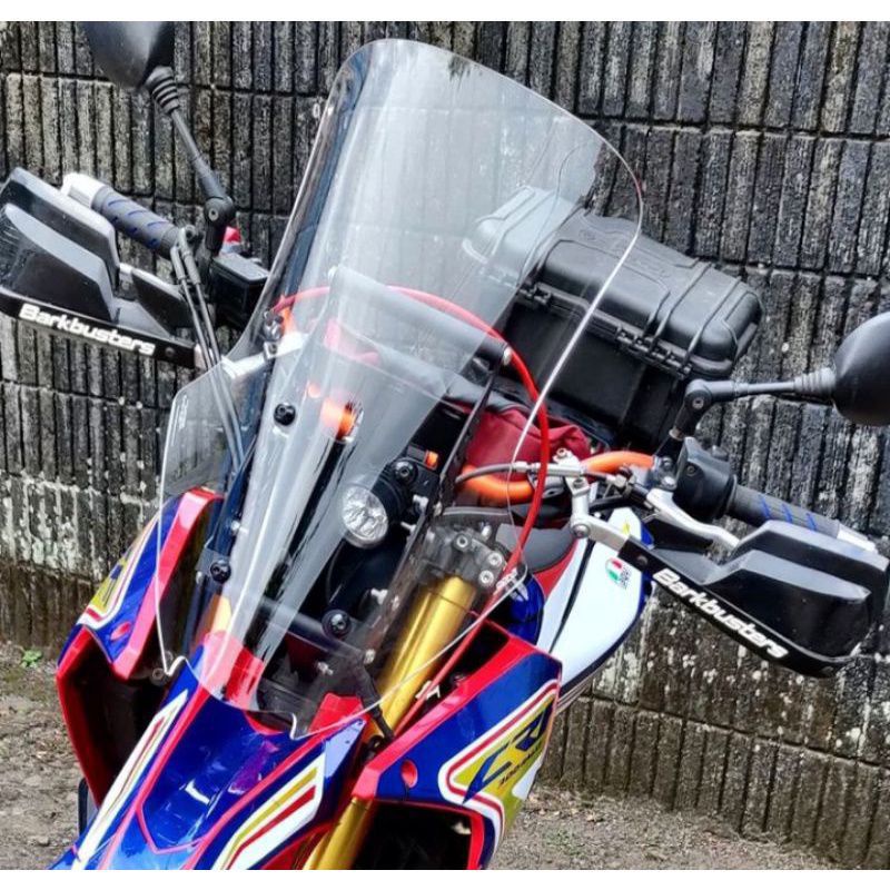 Jual WINDSHIELD HONDA CRF MODEL LUBANG & BUTA, VISOR CRF RaLLy TEBAL ...