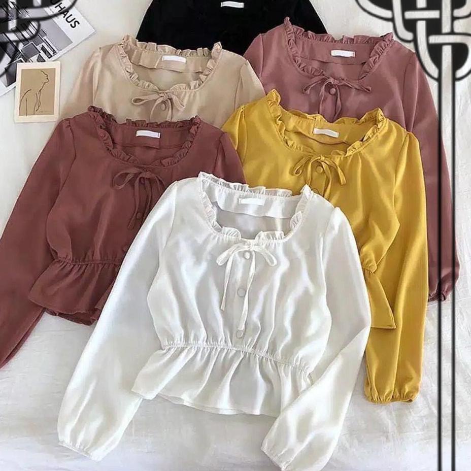 Jual Spesiál.bget YESSY TOP -KEMEJA HITS / SHIRT OOTD / KEMEJA KOREA ...