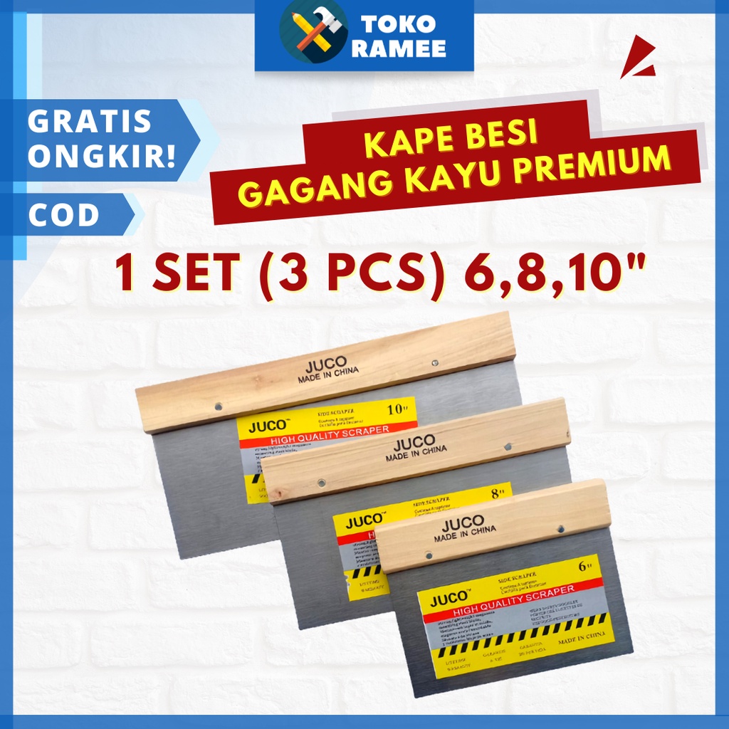 Jual Kape Kapi Scrapper Scaper Skrap Sekrap 6 8 10