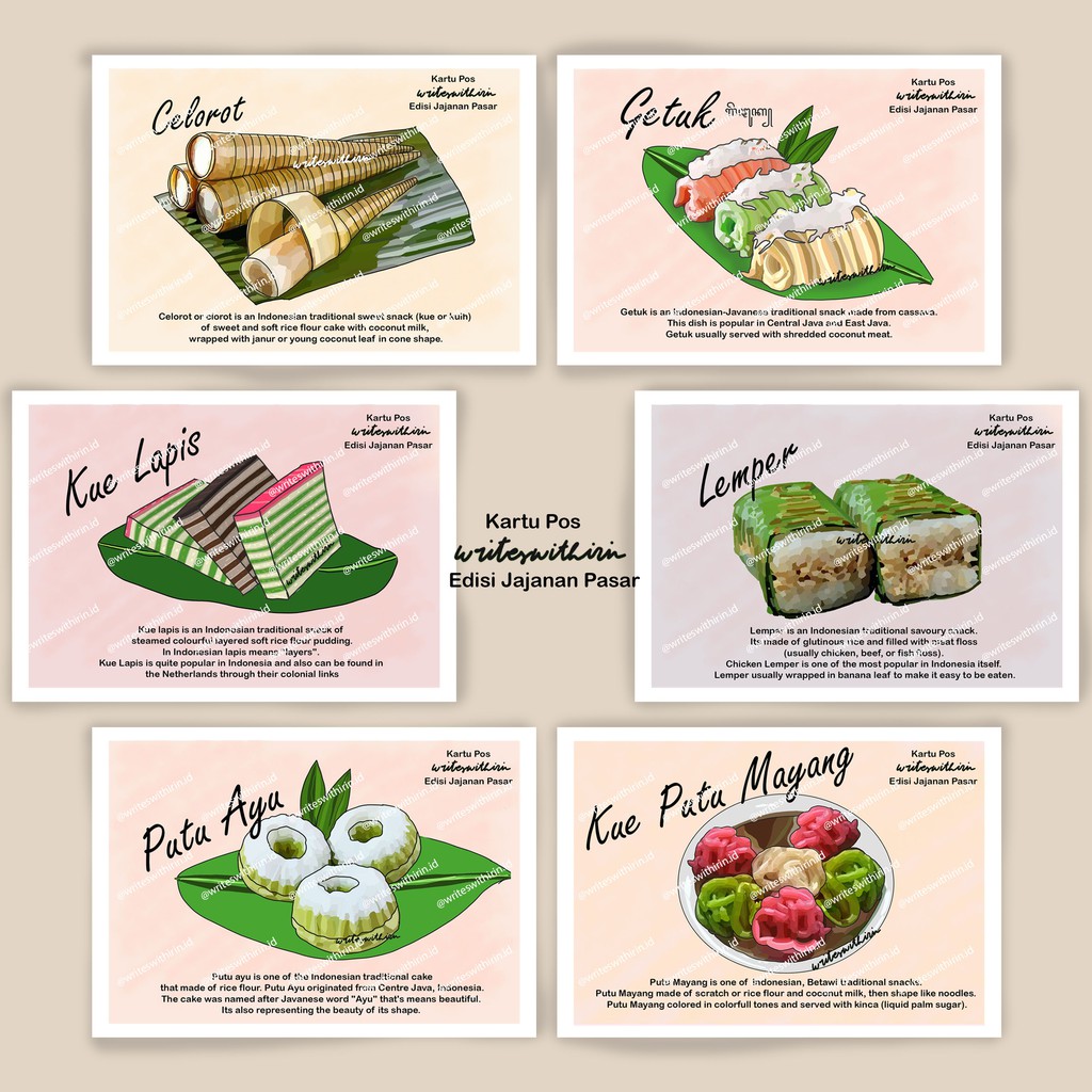 Jual (writeswithirin) Kartu Pos/ Postcard/ Post Card/ Penpal/ Poskad ...