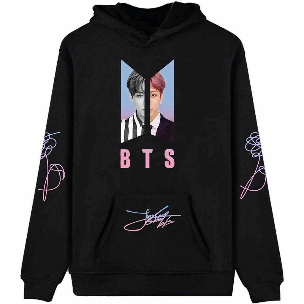 Jual SWEATER HOODIE KPOP BTS GAMABAR JIMIN V JUNGKOOK SUGA Shopee Indonesia