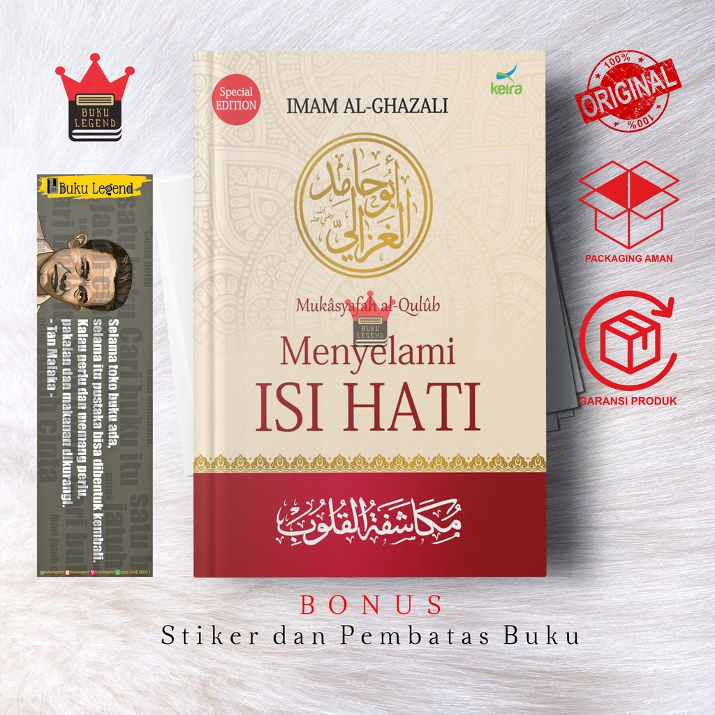 Jual Buku Mukasyafah Al-Qulub Menyelami Isi Hati - Imam Al-Ghazali ...