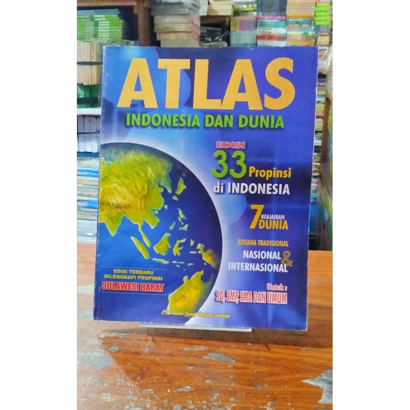 Jual Atlas Dan Dunia Edisi 33 Propinsi Di Indonesia | Shopee Indonesia