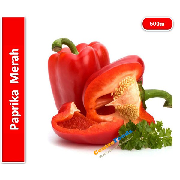 Jual Paprika Merah CFI Fresh [ Berat 0,5Kg / 500gr ] Shopee Indonesia