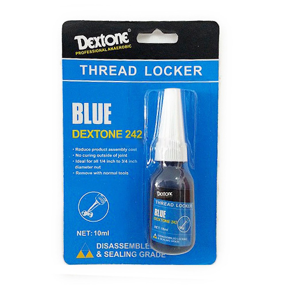 Jual Dextone Blue Thread Locker 242 - Lem Baut Disassembled Locking ...