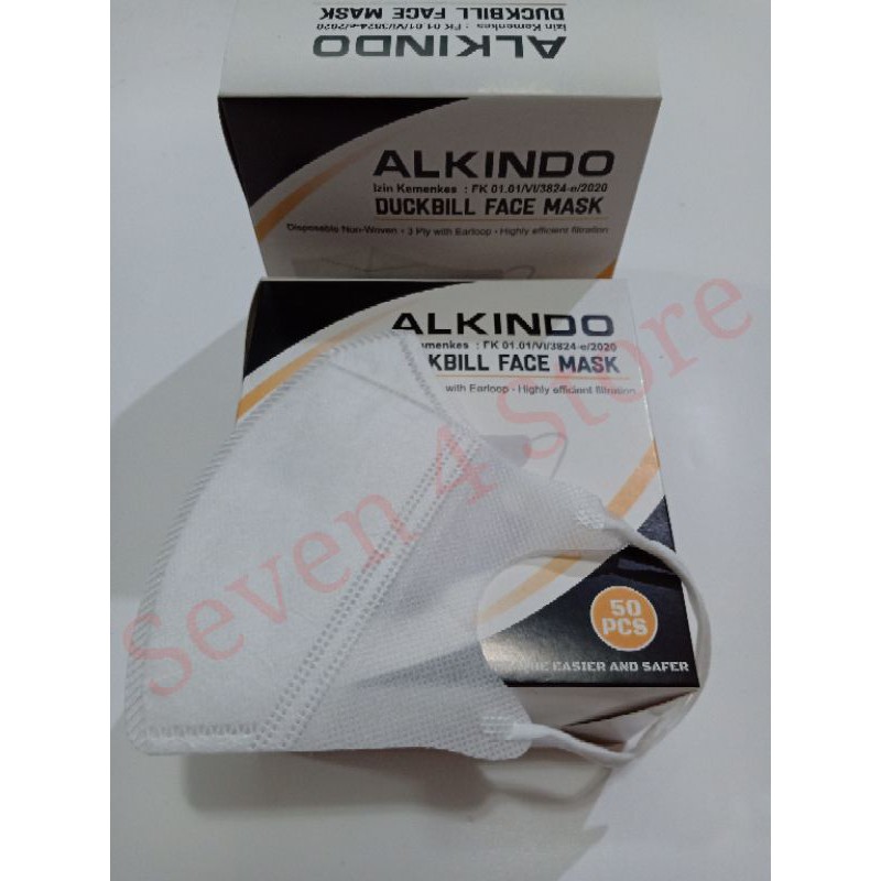 Jual Masker Duckbill Alkindo GARIS / Duckbill Mirip Sensi / Original ...