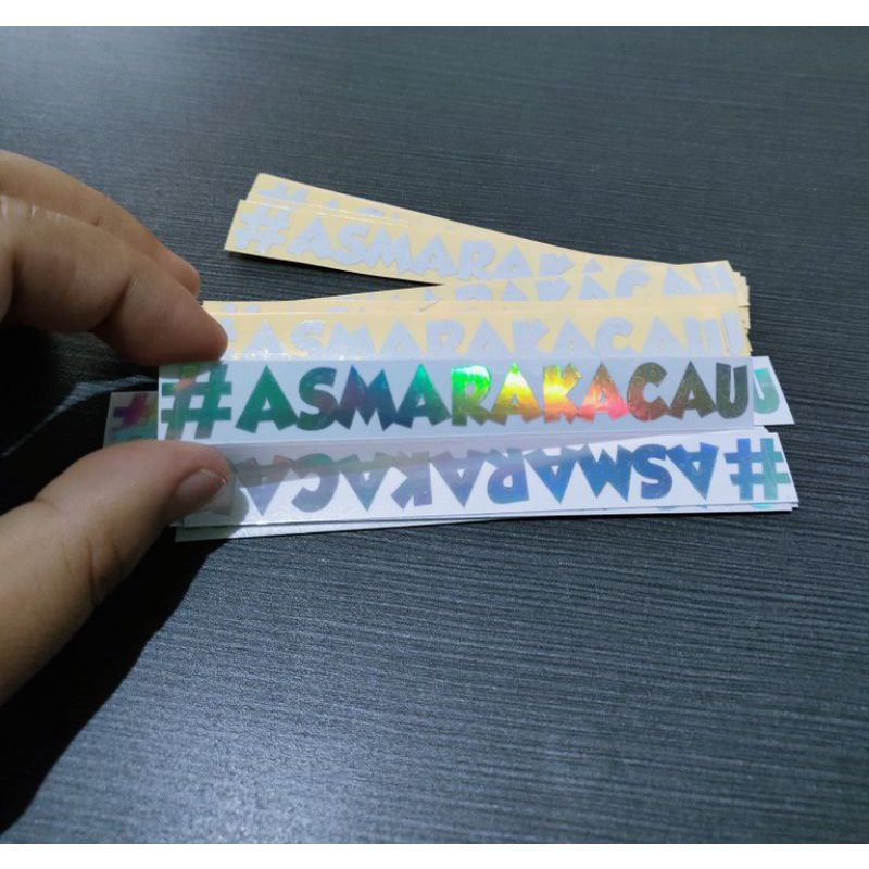 Jual Sticker asmarakacau cutting stiker cutting asmarakacau sticker ...