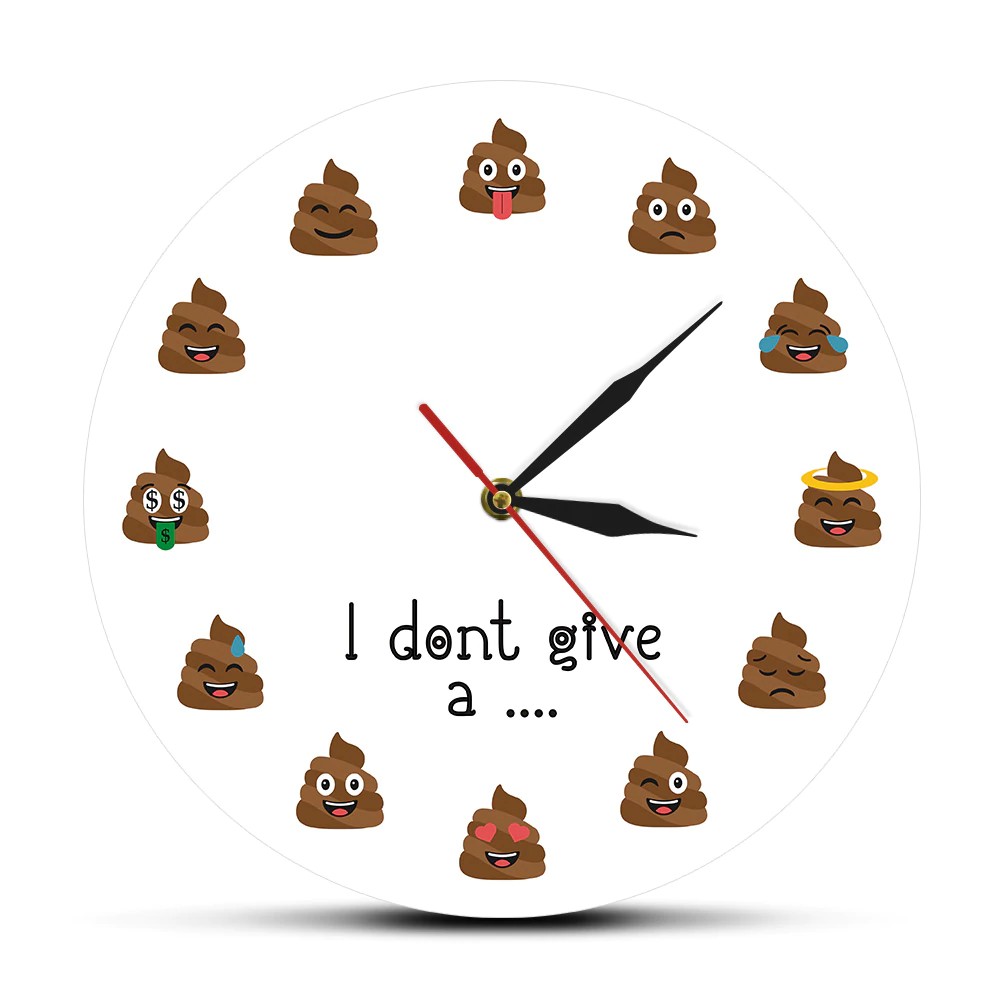 Jual Free Ongkir I Don't Give a Shit Funny Moods Excrement Silent ...
