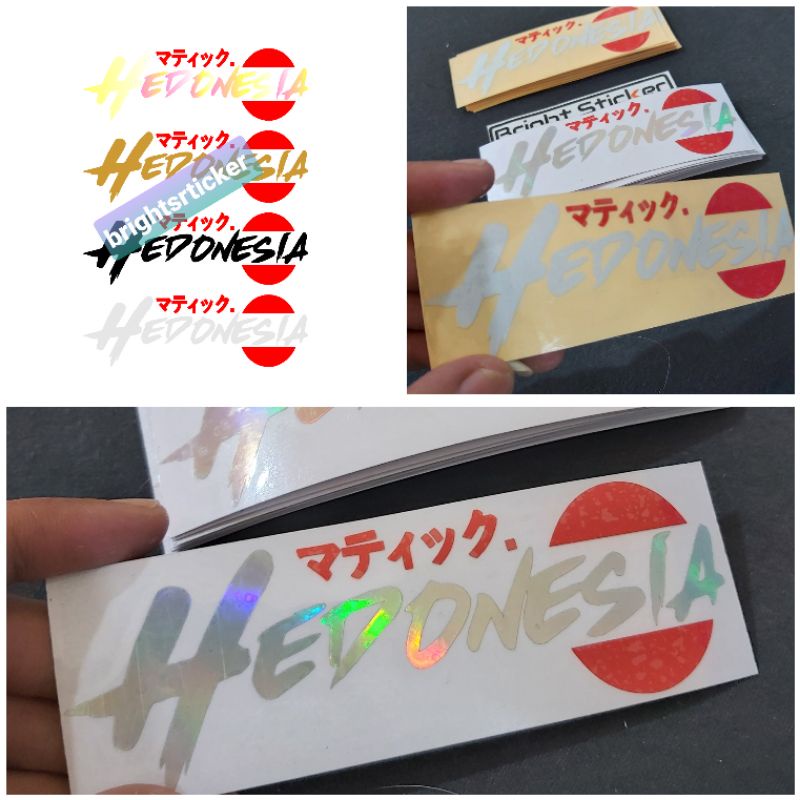 Jual STICKER MATIC HEDONESIA JEPANG CUTTING | Shopee Indonesia