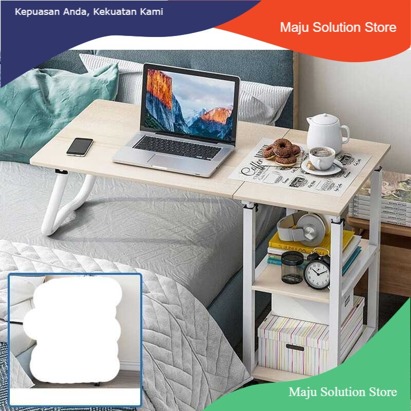 Jual PROMO TaffHOME Meja Rak Laptop Adjustable Portable Desk with 2 ...