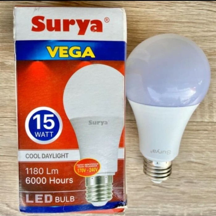 Surya 15 deals watt led bulb