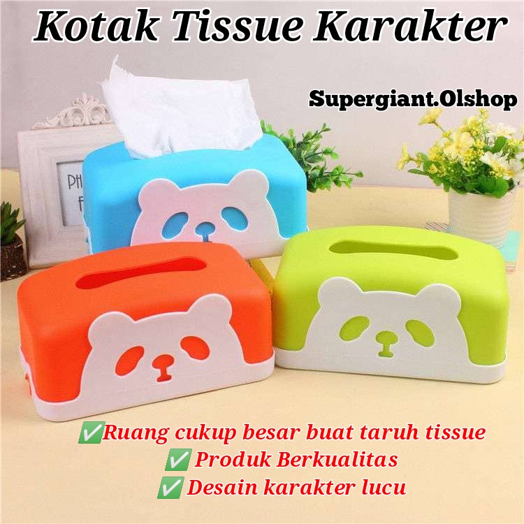 Jual Kotak Tisu Plastik/Kotak Tisu/Tempat Tisu Karakter | Shopee Indonesia