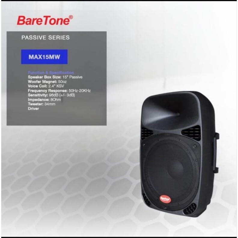 Jual Paket Sound system Baretone 15 inch 12 channel power mixer 1200 ...