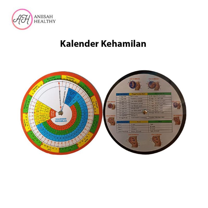 Jual Kalender Kehamilanmetodecara Menghitung Usia Kehamilan Shopee Indonesia 2976