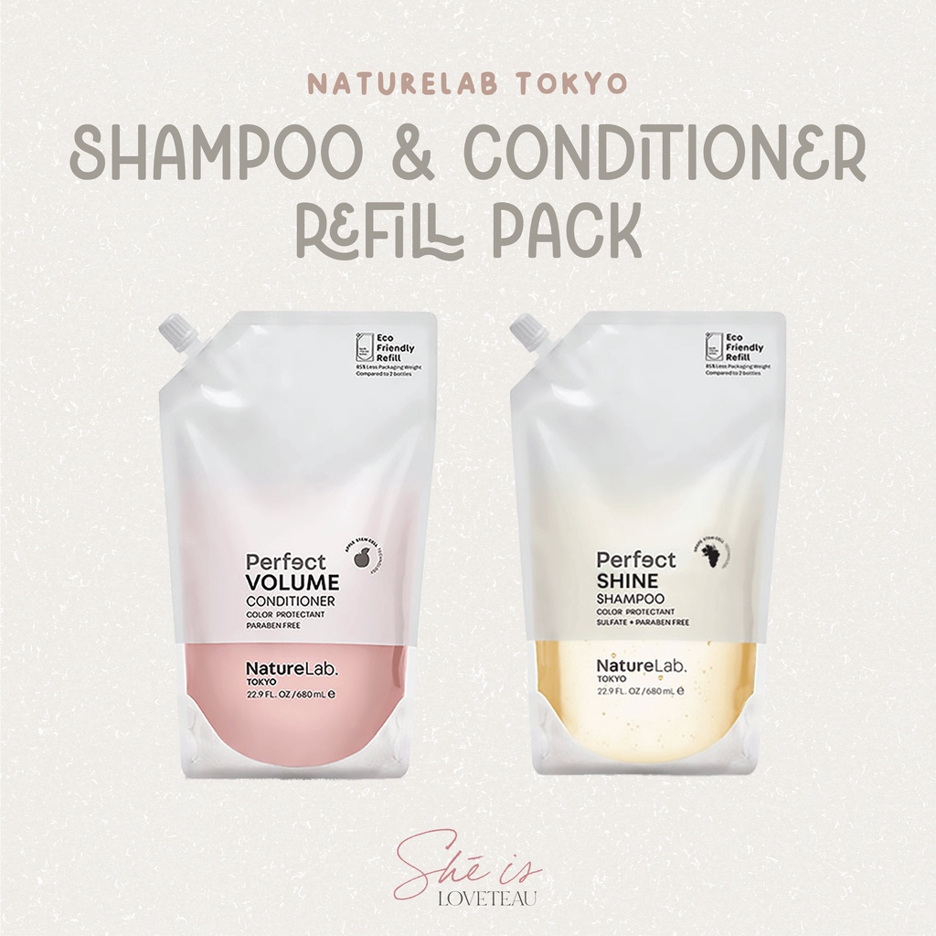 NATURELAB TOKYO Shampoo and Conditioner Refill Pouch