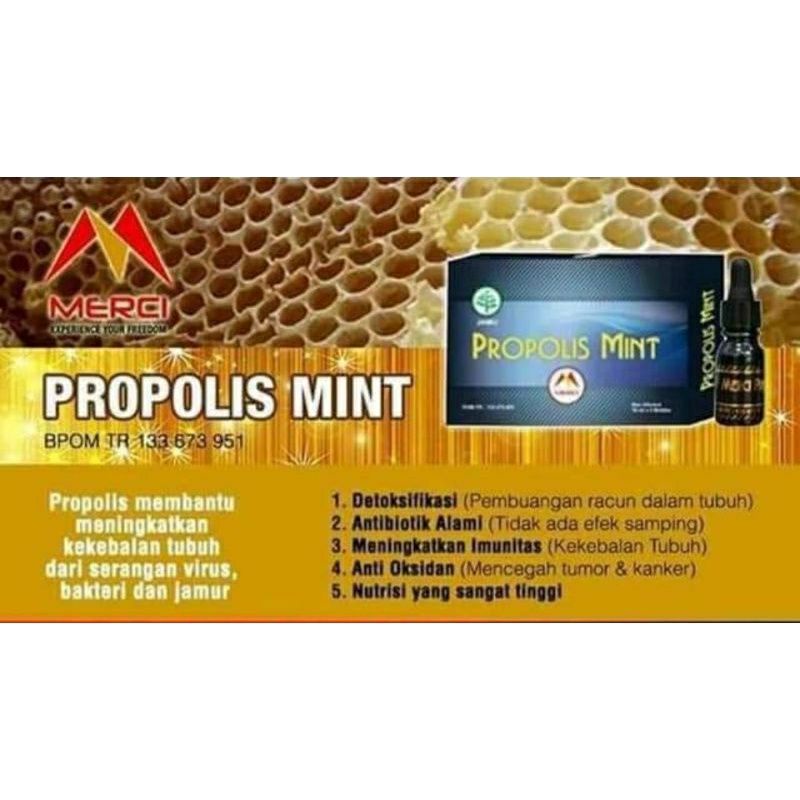 Jual MERCI PROPOLIS MINT BRAZILIAN STERN 1 BOTOL 10 ML ORIGINAL ...