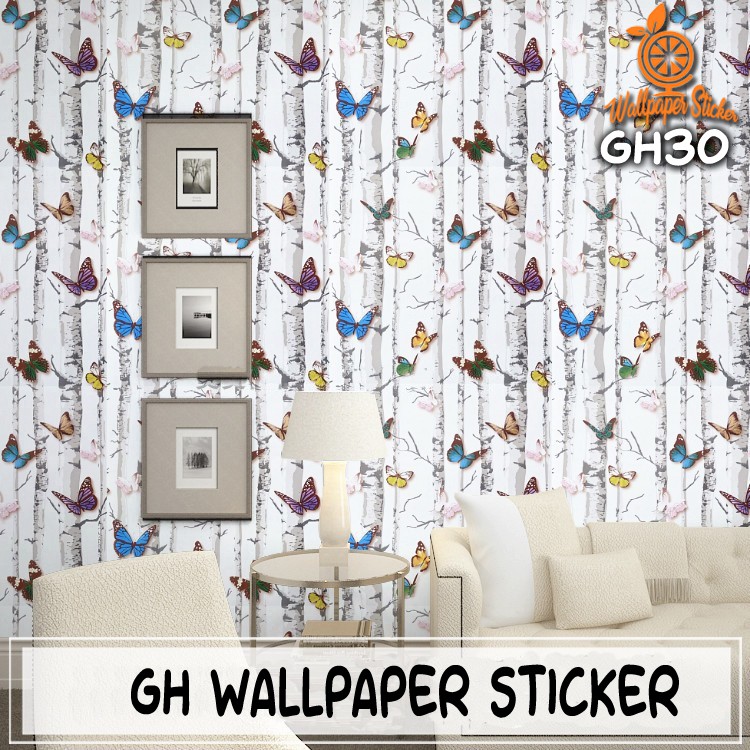 Jual Wallpaper Dinding Kamar Tidur Wall Stiker Ukuran 45 Cm X 8 Meter