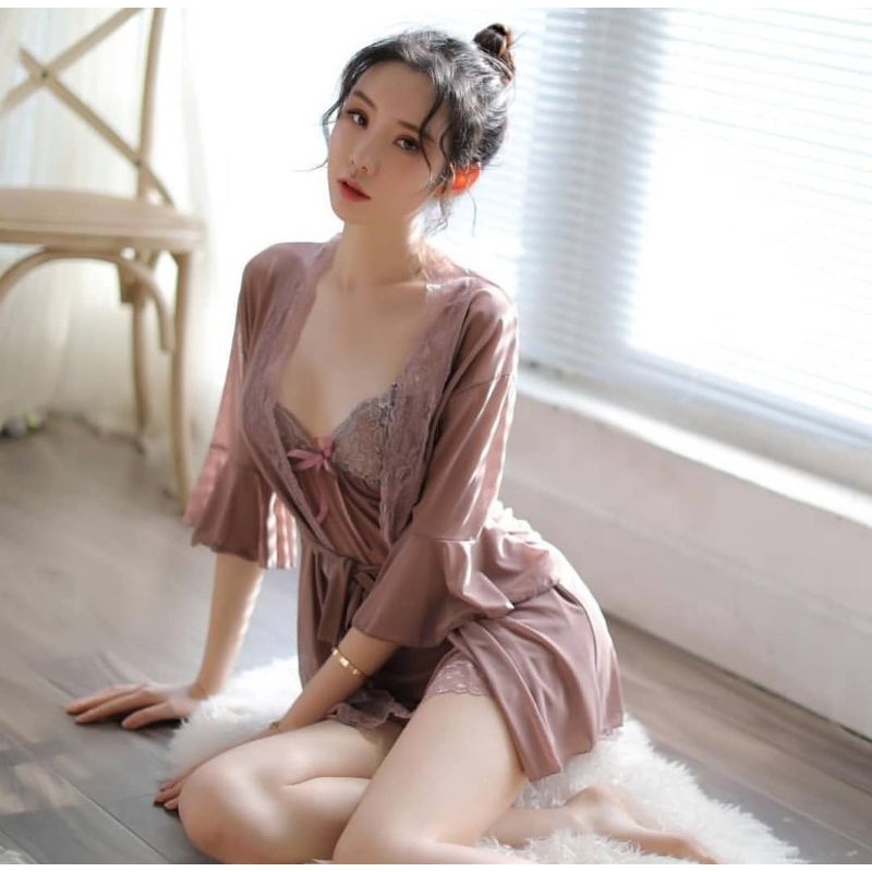 Jual Desecrettz Madeline Baju Tidur Wanita Dewasa Sexy Model Kimono Set