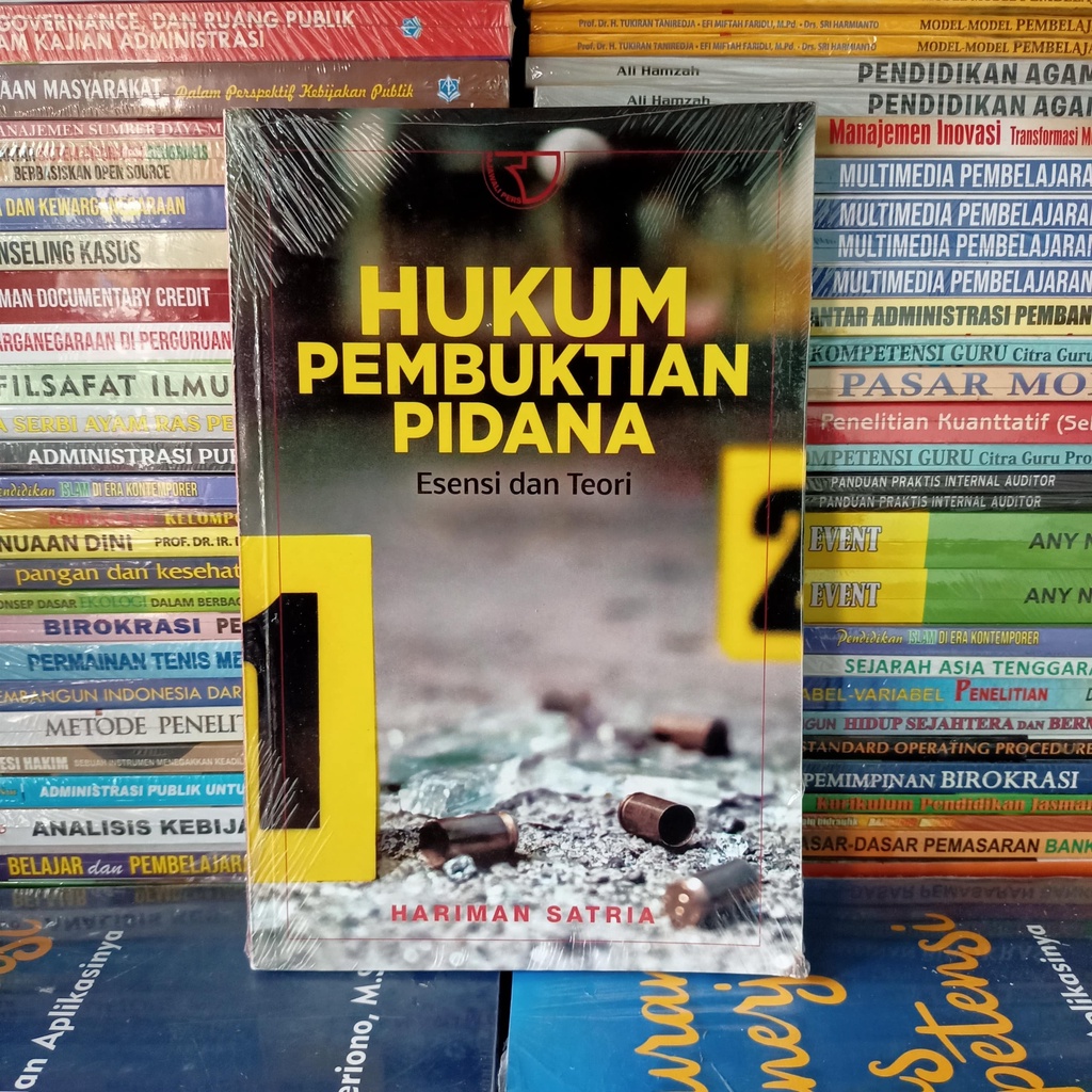 Jual Buku HUKUM PEMBUKTIAN PIDANA ESENSI DAN TEORI - Hariman Satria ...