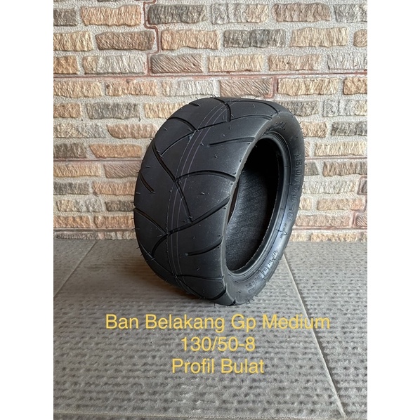 Jual Ban Luar BELAKANG Motor Kecil Gp Medium 110cc Tubeless 130/50 - 8 ...