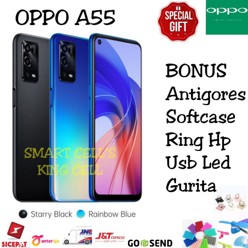 Jual OPPO A55 RAM 4/64GB GARANSI RESMI OPPO INDONESIA | Shopee Indonesia