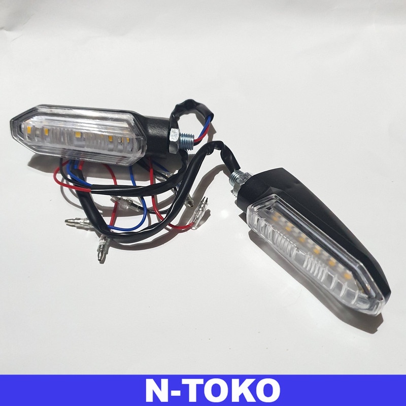 Jual Lampu Sen Motor LED Running Vixion CBR XRide Sport Matic | Shopee ...