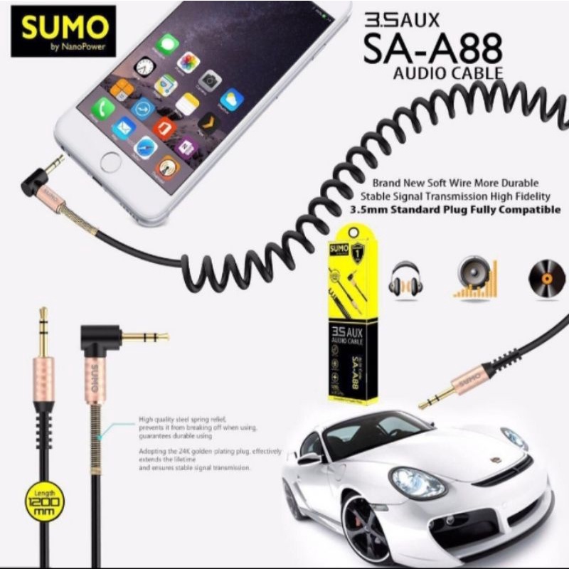 Jual Kabel Audio Aux sumo original | Shopee Indonesia
