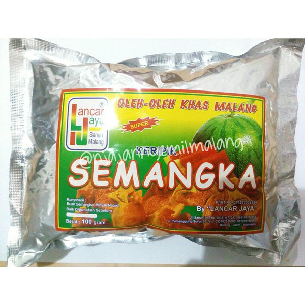 Jual Keripik Buah Semangka Lancar Jaya Khas Malang Shopee Indonesia