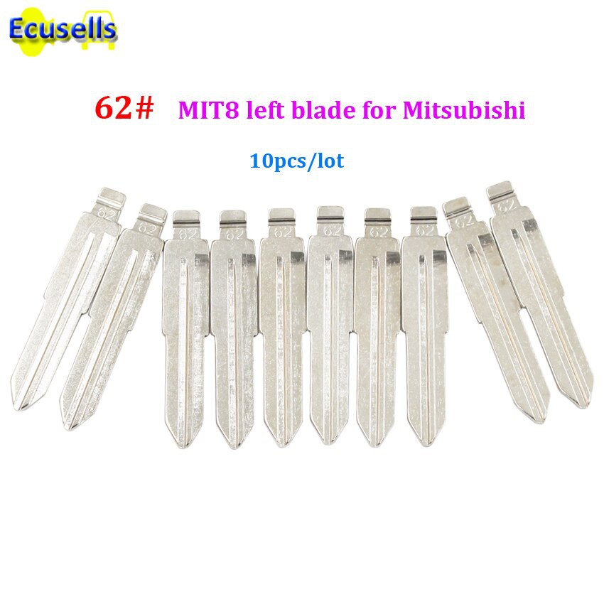10x Uncut Universal Flip Remote Key Blades For Mitsubishi – MIT1, MIT8, MIT-16, Compatible With XHORSE VVDI & KEYDIY Remotes