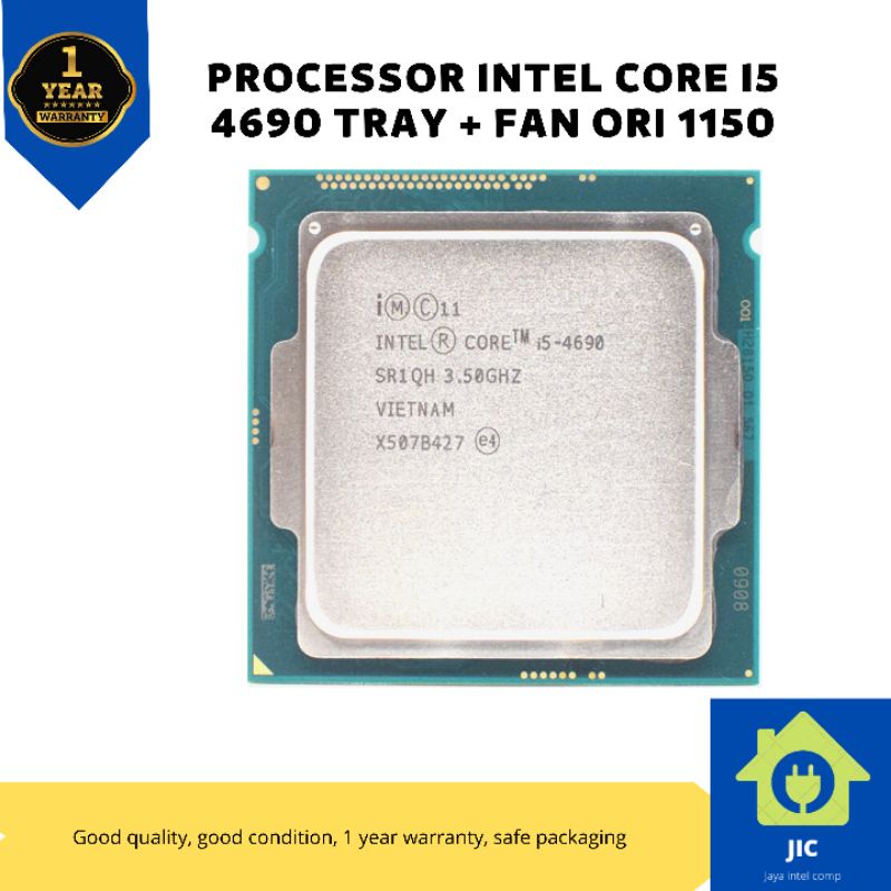 Jual PROCESSOR INTEL CORE I5 4690 TRAY + FAN ORI 1150 | Shopee Indonesia