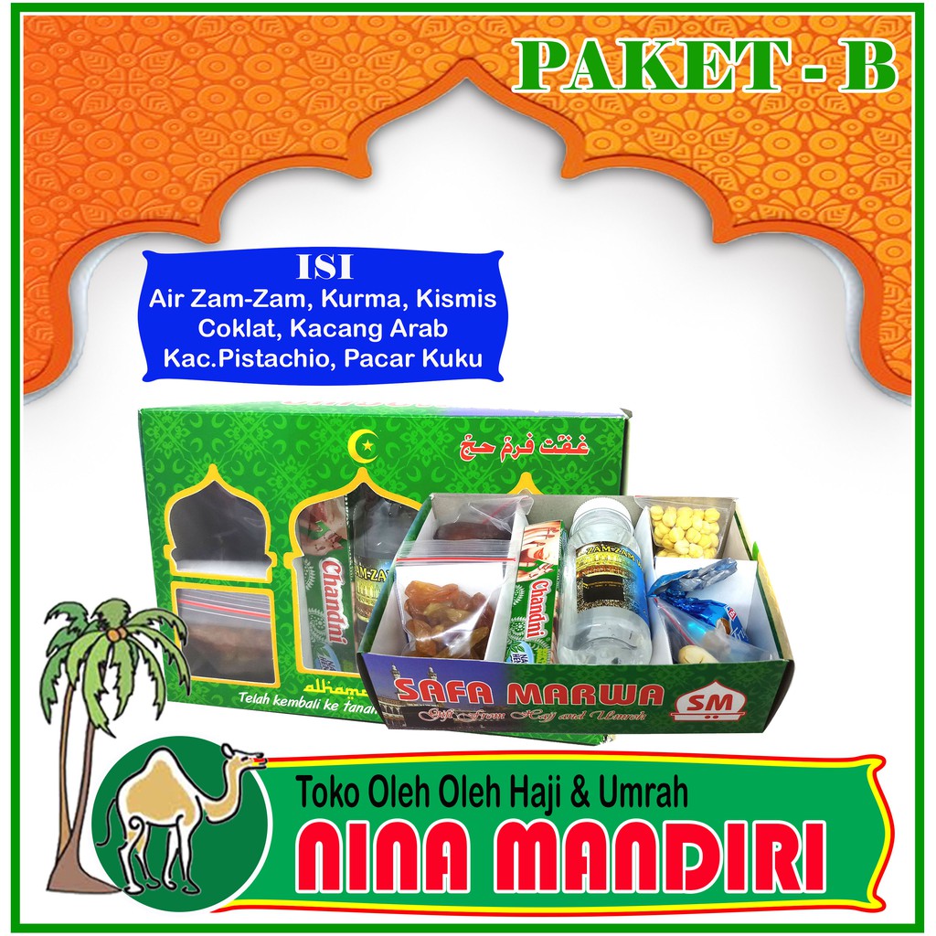 Jual PAKET-B | Oleh Oleh HAJI & UMRAH Dalam BOX | Shopee Indonesia