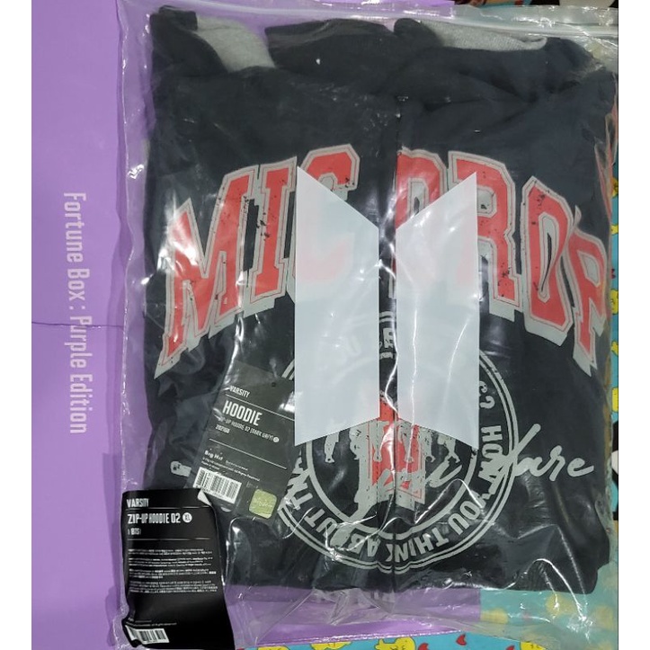 テテ着用 bts mic drop フーディー ボア XLサイズ BTS テテ着用 MIC DROP ボアパーカー XLサイズ