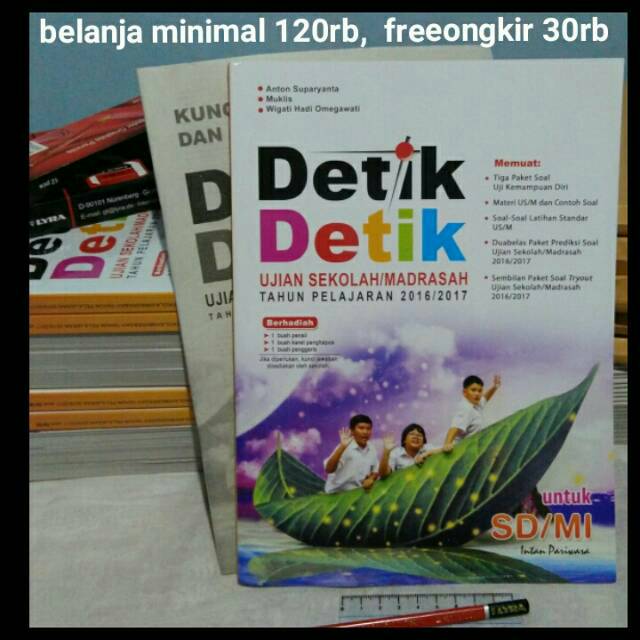 Jual Buku Detik-Detik UN SD Terbaru Tahun 2017 PT Intan Pariwara ...