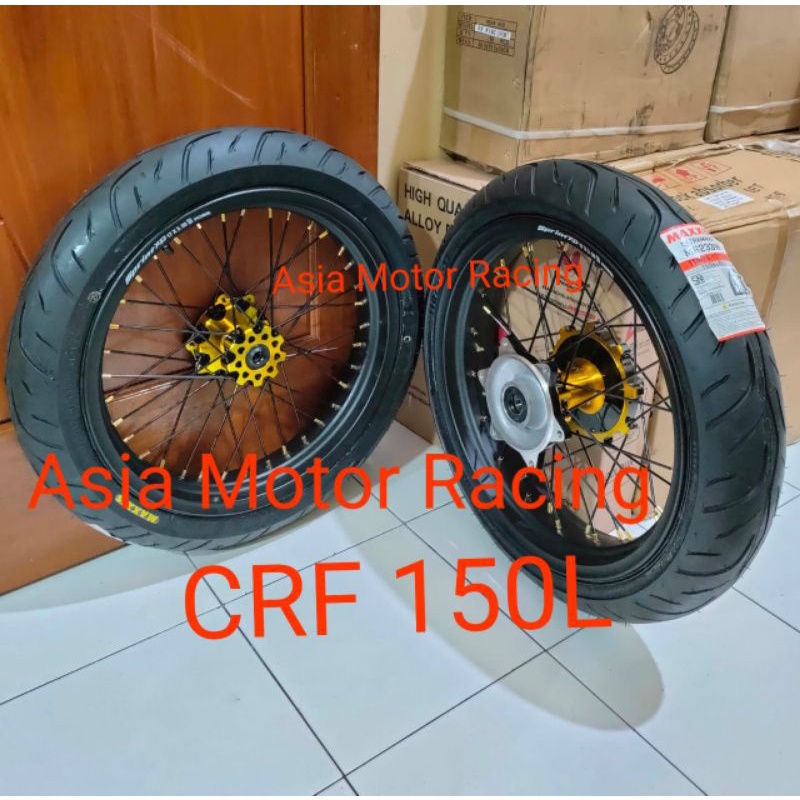 Jual Sepaket Velg Supermoto Crf Wr Klx Bf Dtracker Sepaket Supermoto Crf L Wr