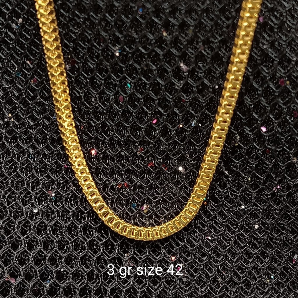Jual Kalung Emas 17 K - kuning 3 gr Kadar 750 - 3175 | Shopee Indonesia
