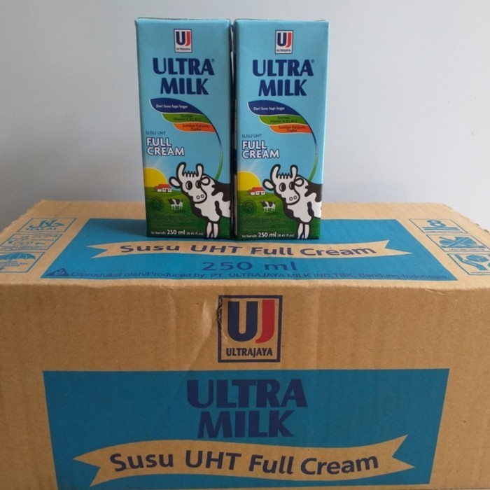 Jual Susu Uht Ultra 250 Ml Full Cream Plain Shopee Indonesia 6193