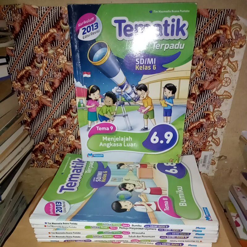 Jual TEMATIK TERPADU TEMA 1 2 3 4 5 6 7 8 9 SD/MI KELAS VI 6 REVISI ...
