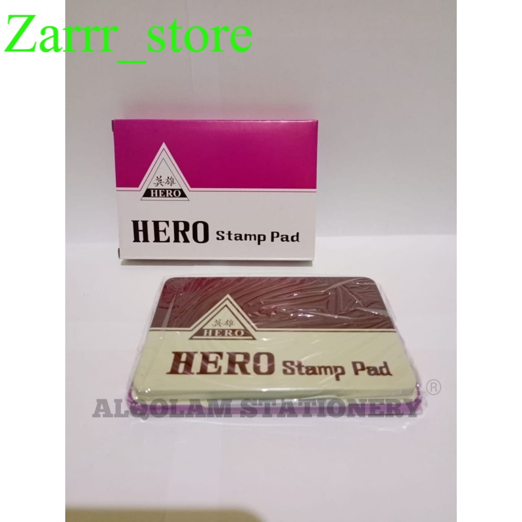 Jual Pcs Stamp Pad Hero Kecil Bak Stempel Bantalan Stempel Hero Kecil