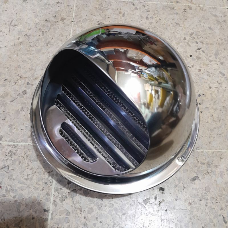 Jual grill cover ducting 8 in tutup cerobong asap ventilasi flexible