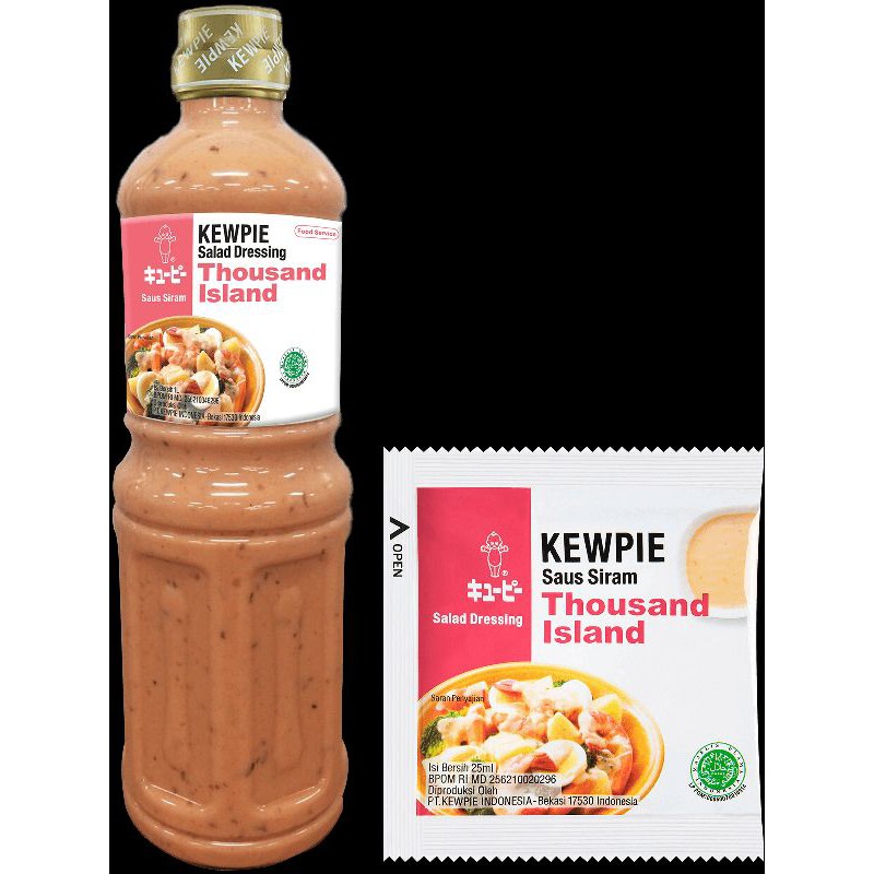 Jual Kewpie Salad Dressing Thousand Island 1 Liter Saus Salad Buah