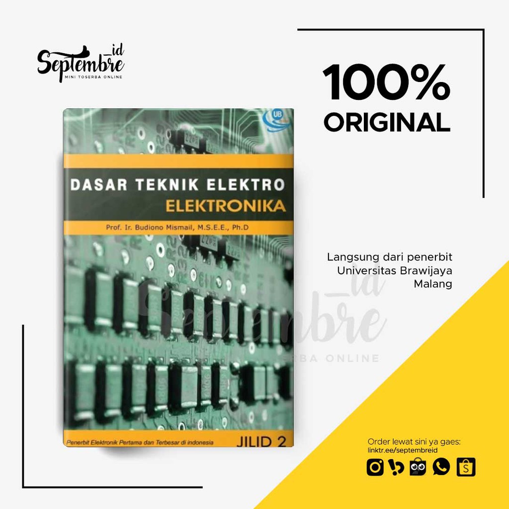 Jual Buku Dasar Teknik Elektro II Elektronika - Buku Teknik Dasar ...