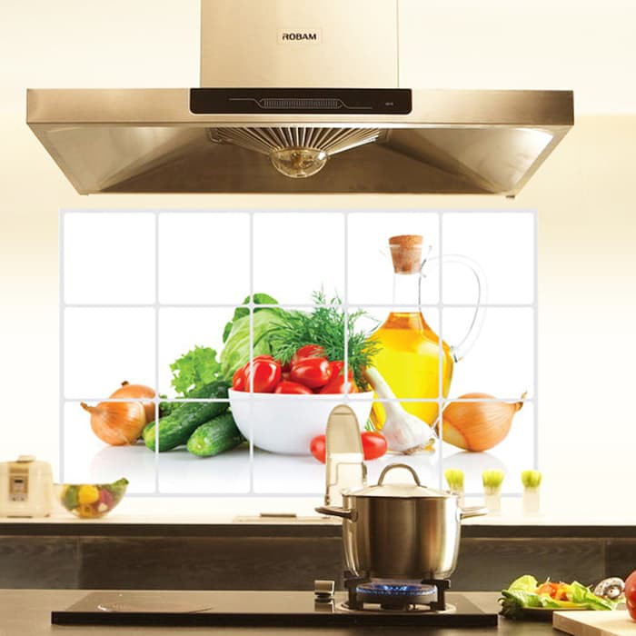 Jual Dijual STICKER DAPUR STIKER DAPUR KITCHEN SHEET 45X75 TL210 ...