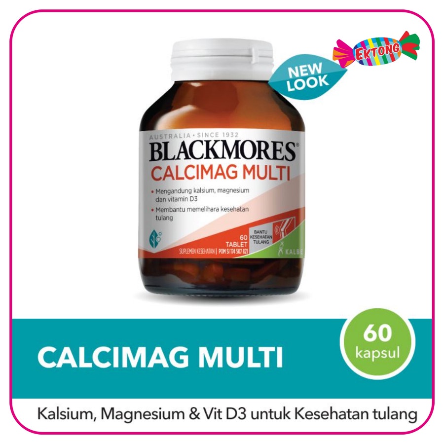 Jual BLACKMORES CALCIMAG MULTI ( 60 TABLETS ) | Shopee Indonesia