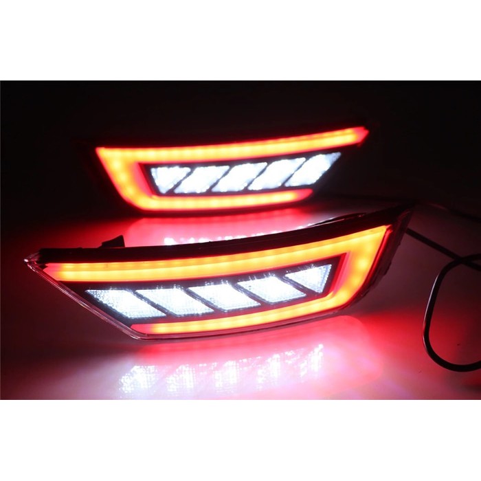 Jual Ford Ecosport LED Rear Bumper Light Fog Lamp Brake Warning Light