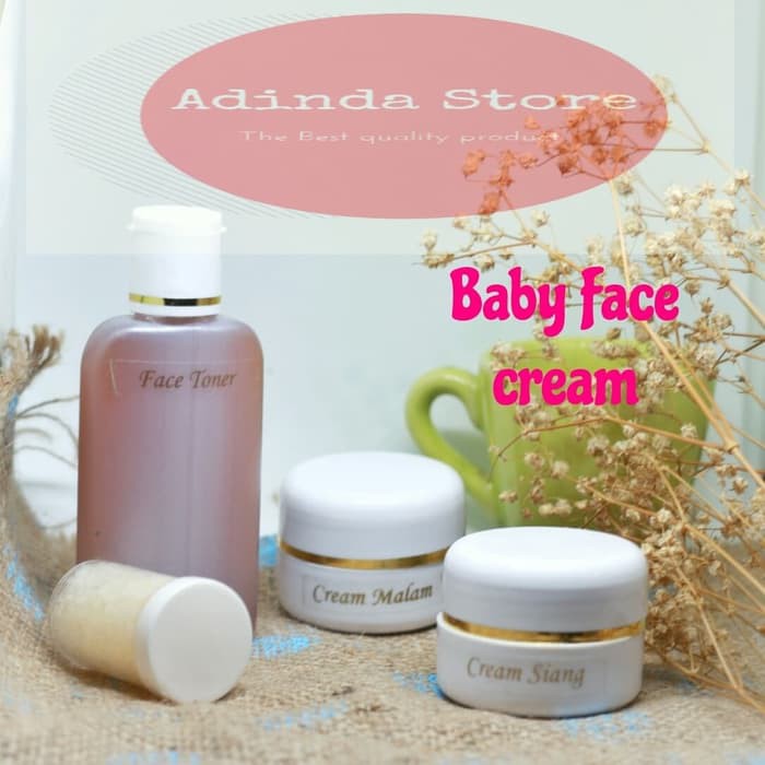 Cream baby face store glowing