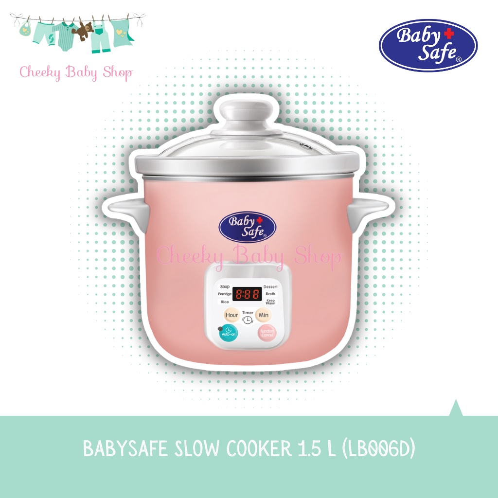 Jual Baby Safe Slow Cooker Digital L Alat Masak Mpasi Lb D Shopee Indonesia