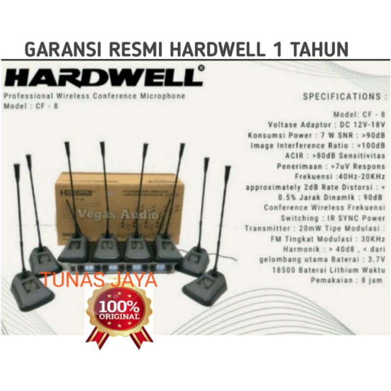 Jual Mic Conference Wireless Hardwell Cf Hardwell Cf Channel Mic