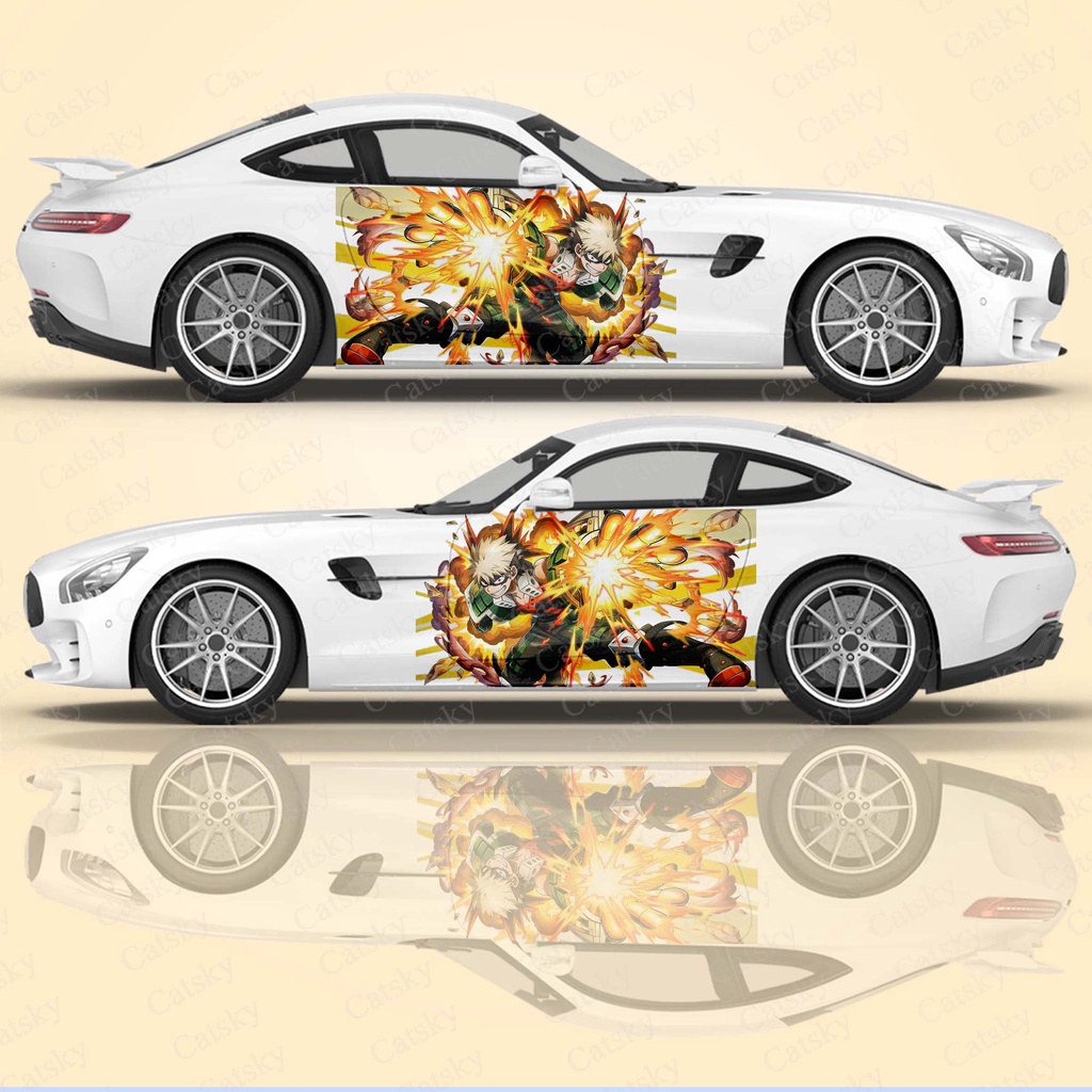 Jual My Hero Academia Anime Car Wrap Side Graphics Decal Accessory Fits ...